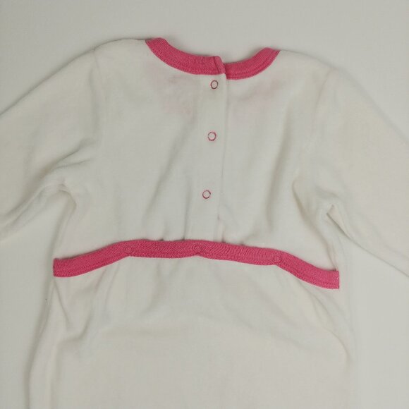 Zara Baby Elephant Velour Footed Sleeper 6-9 Months - Picture 9 of 12